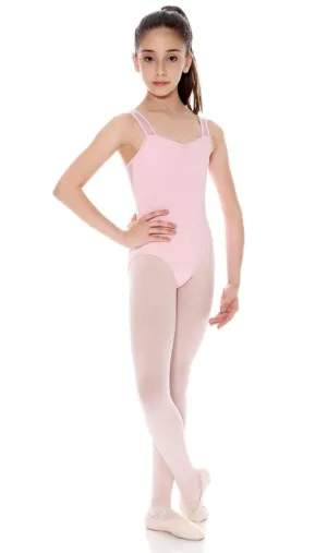 SL21 Marley Child Wide Mesh Strap Leotard