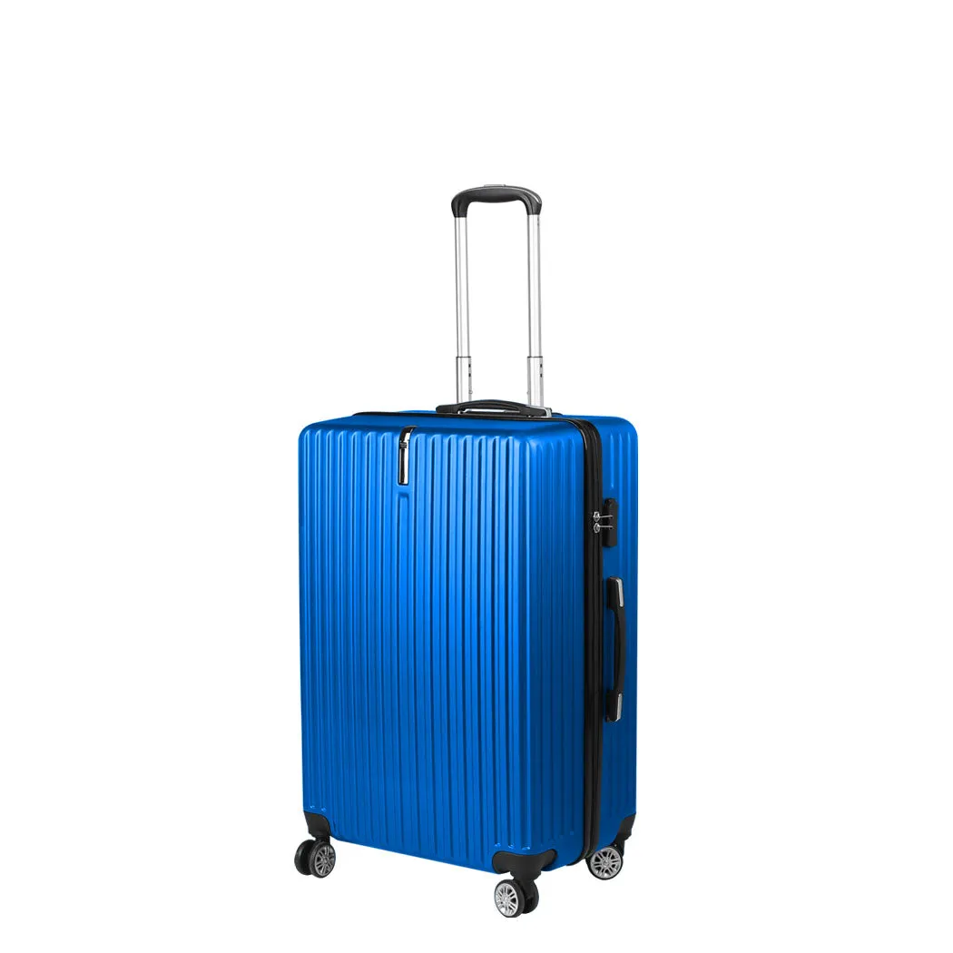 Slimbridge 20" Carry On Luggage Suitcase Blue 20 inch