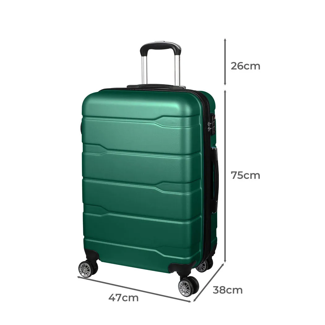 Slimbridge 28" Inch Expandable Luggage Green 28 inch