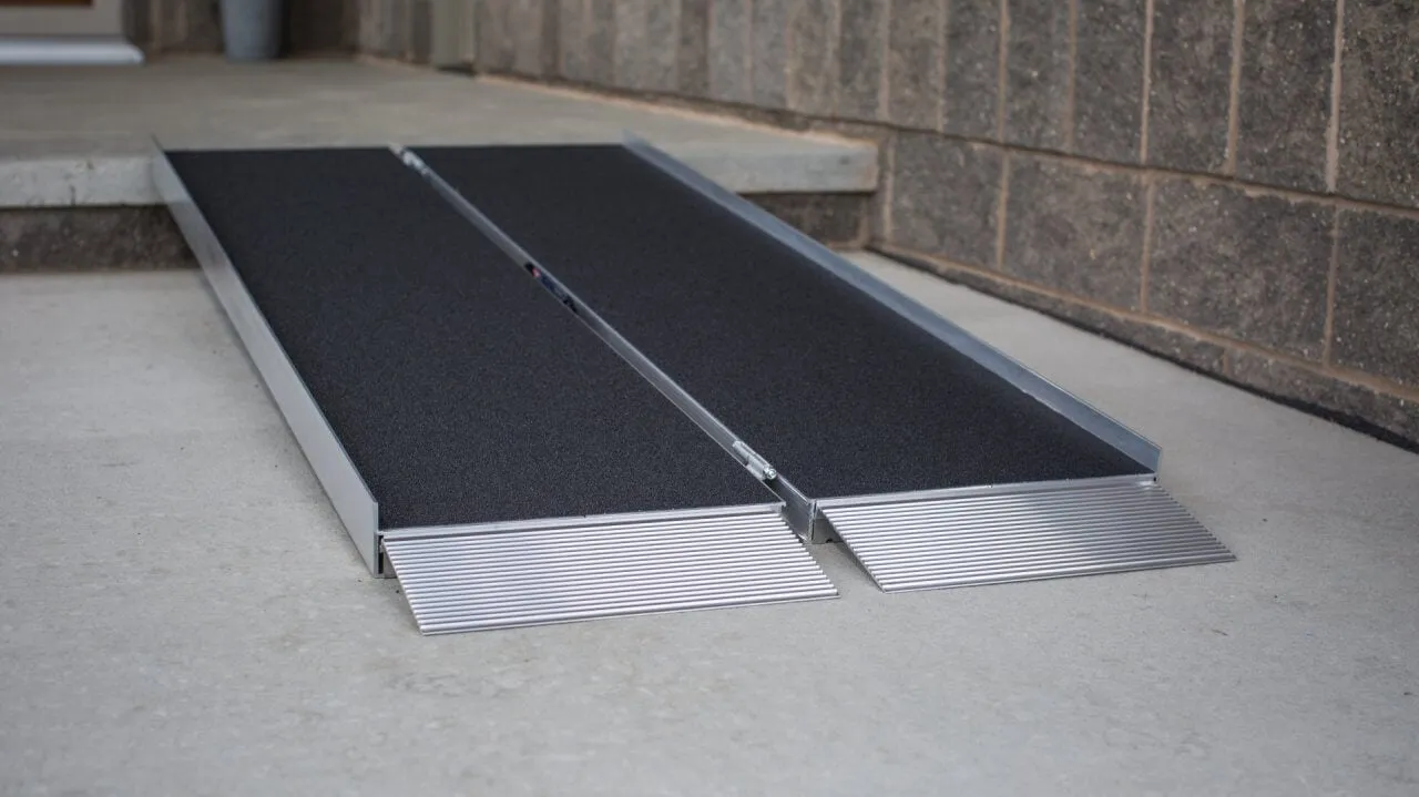 Slip-Resistant Surface Portable Ramp