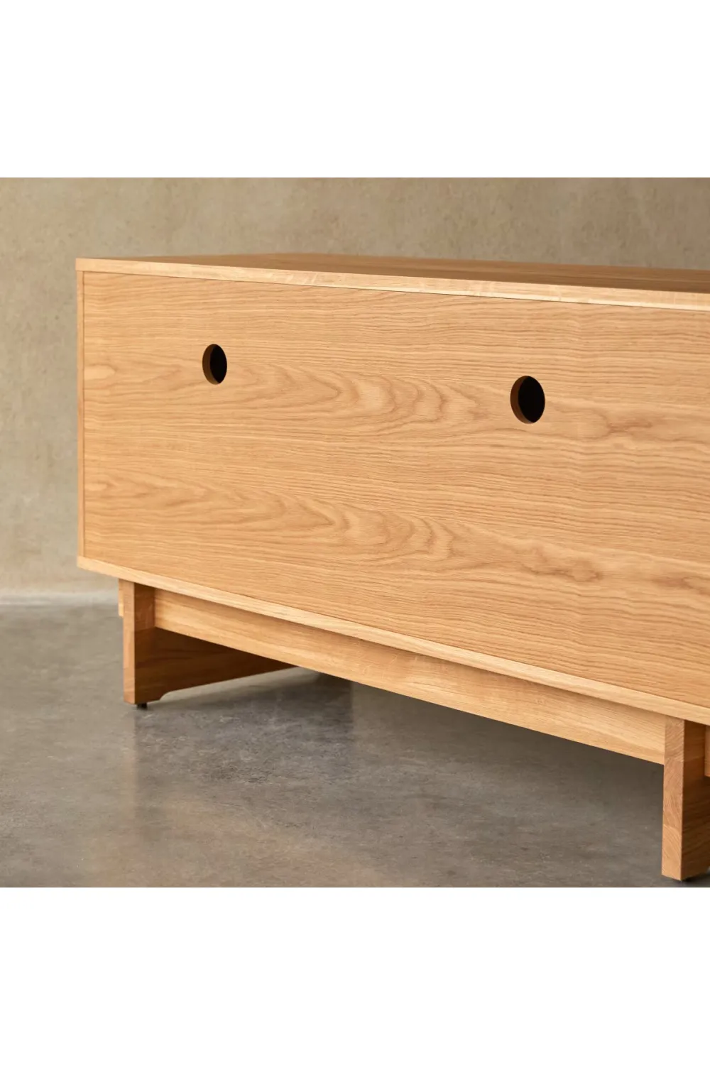 Solid Oak Japandi Sideboard | Tikamoon Miu