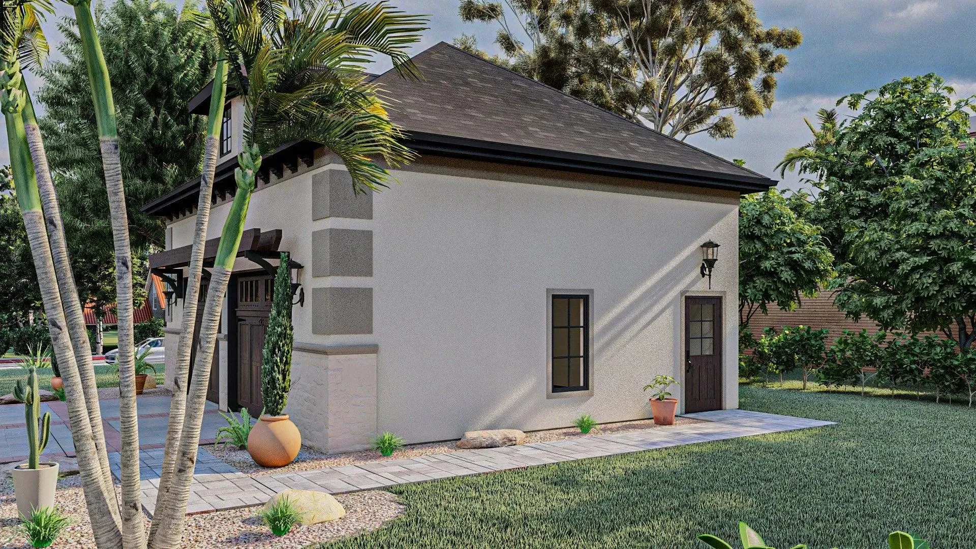 Spacious 2-Bay Garage: 832 sq ft with elegant features