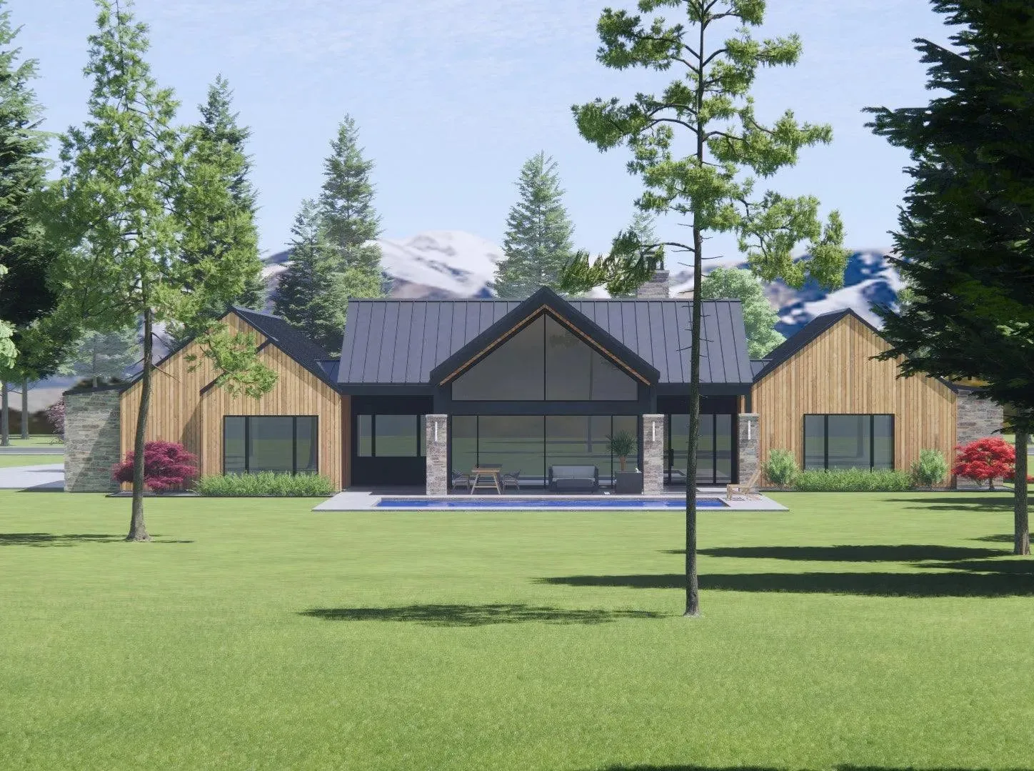 Spacious 4-Bedroom Plan with Dual Garage and Expansive Outdoor Living