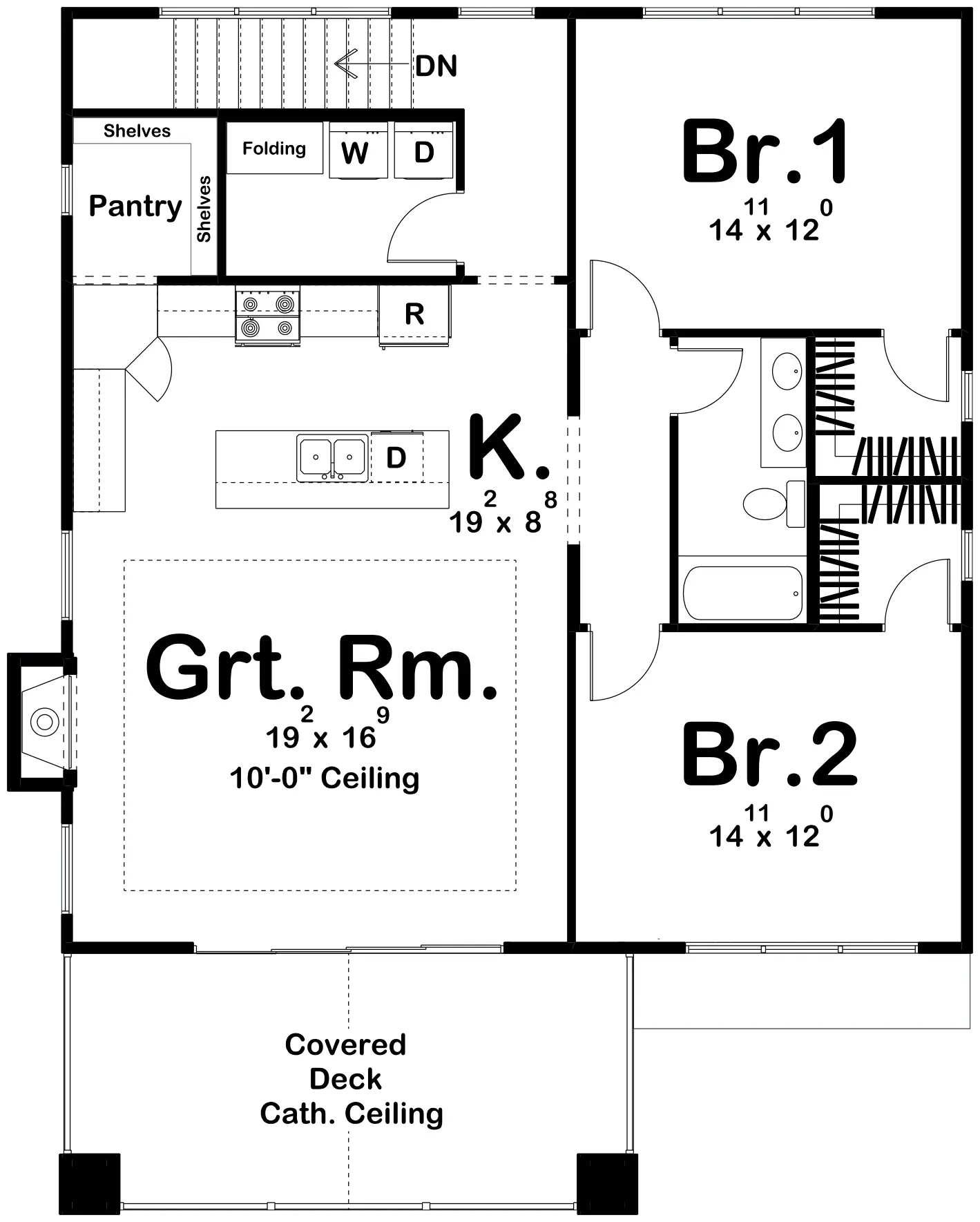 Stylish 2-Bedroom Home with Spacious Garage and Modern Design