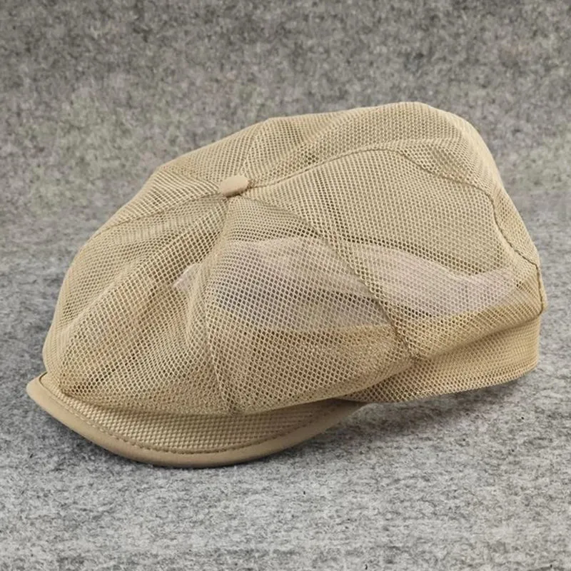 TEEK - Octagonal Mesh Newsboy Cap