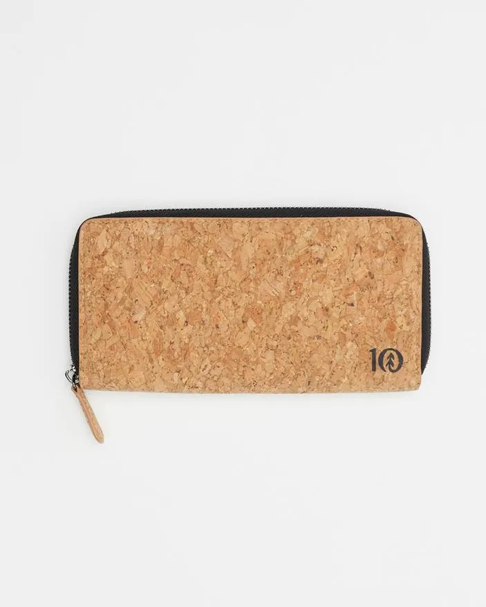 Tentree Cork Zipper Wallet