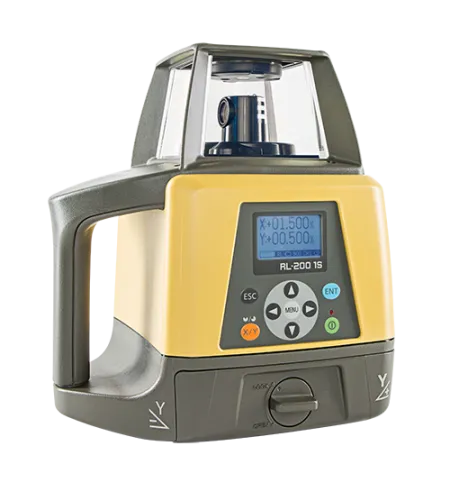 Topcon RL-200 2S Dual Grade Rotary Laser (Rechargeable STANDARD - LS-80 Receiver & Remote Control)