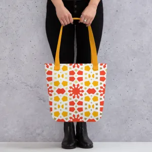 Tote bag - Geometric Arabesque Citrus