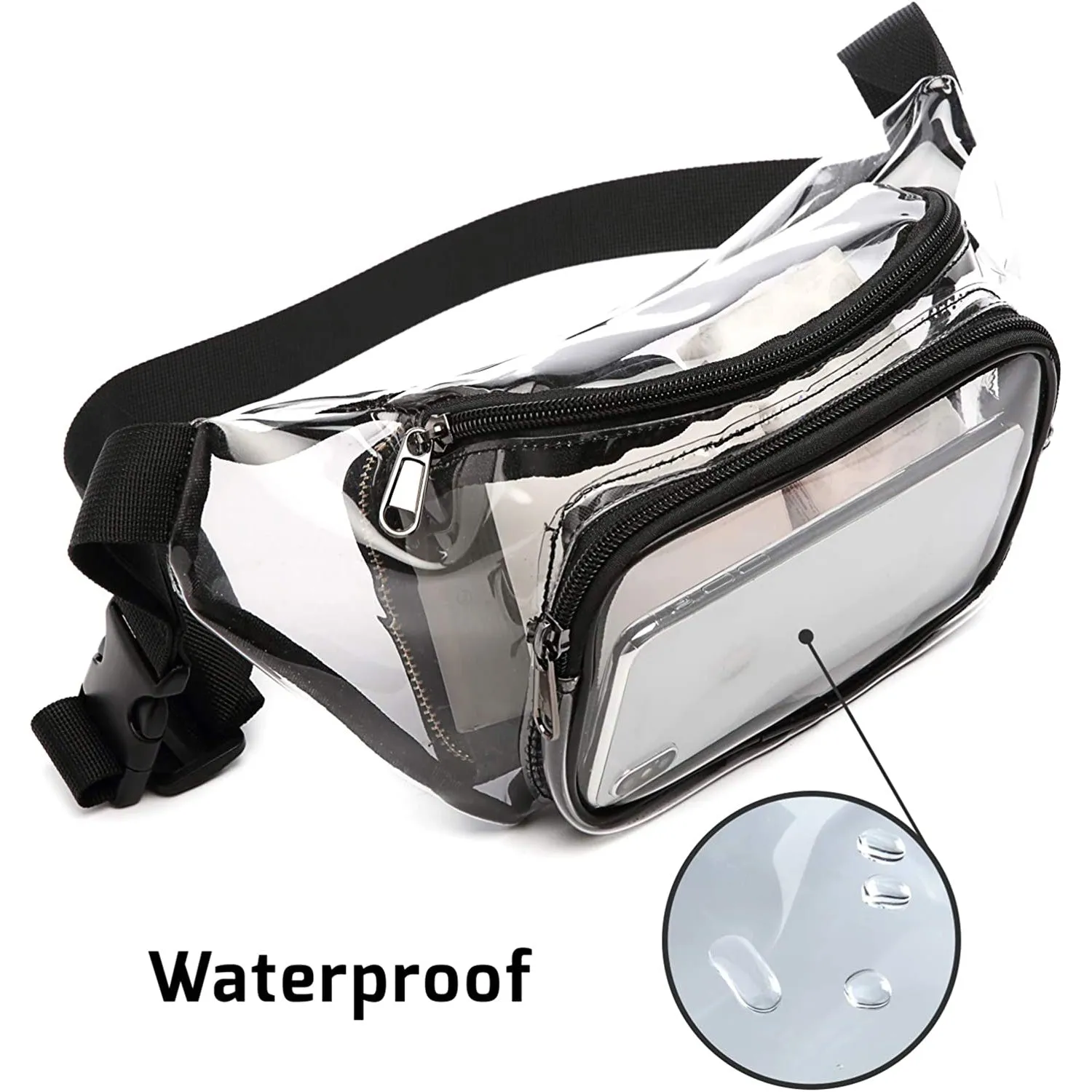 Transparent Waterproof Waist Bag