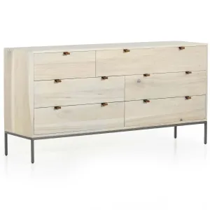 Trey 7 Drawers Dresser, Dove