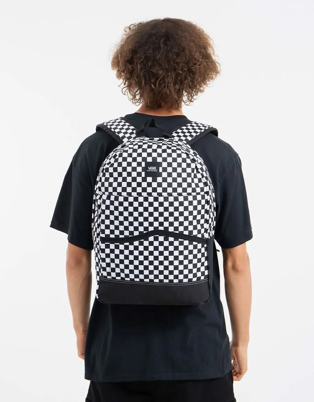 Vans Construct Skool Backpack - Black/White Check