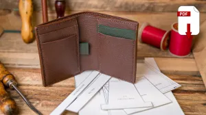 Vertical Bi-fold Wallet PDF Pattern Pack