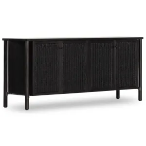 Veta Sideboard, Black Cane