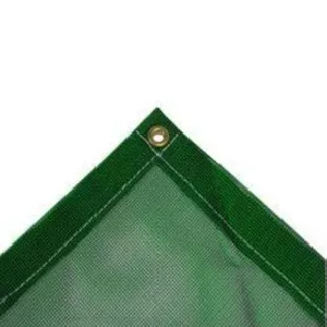 Vinyl Mesh Tarp - Green - 20' x 20'