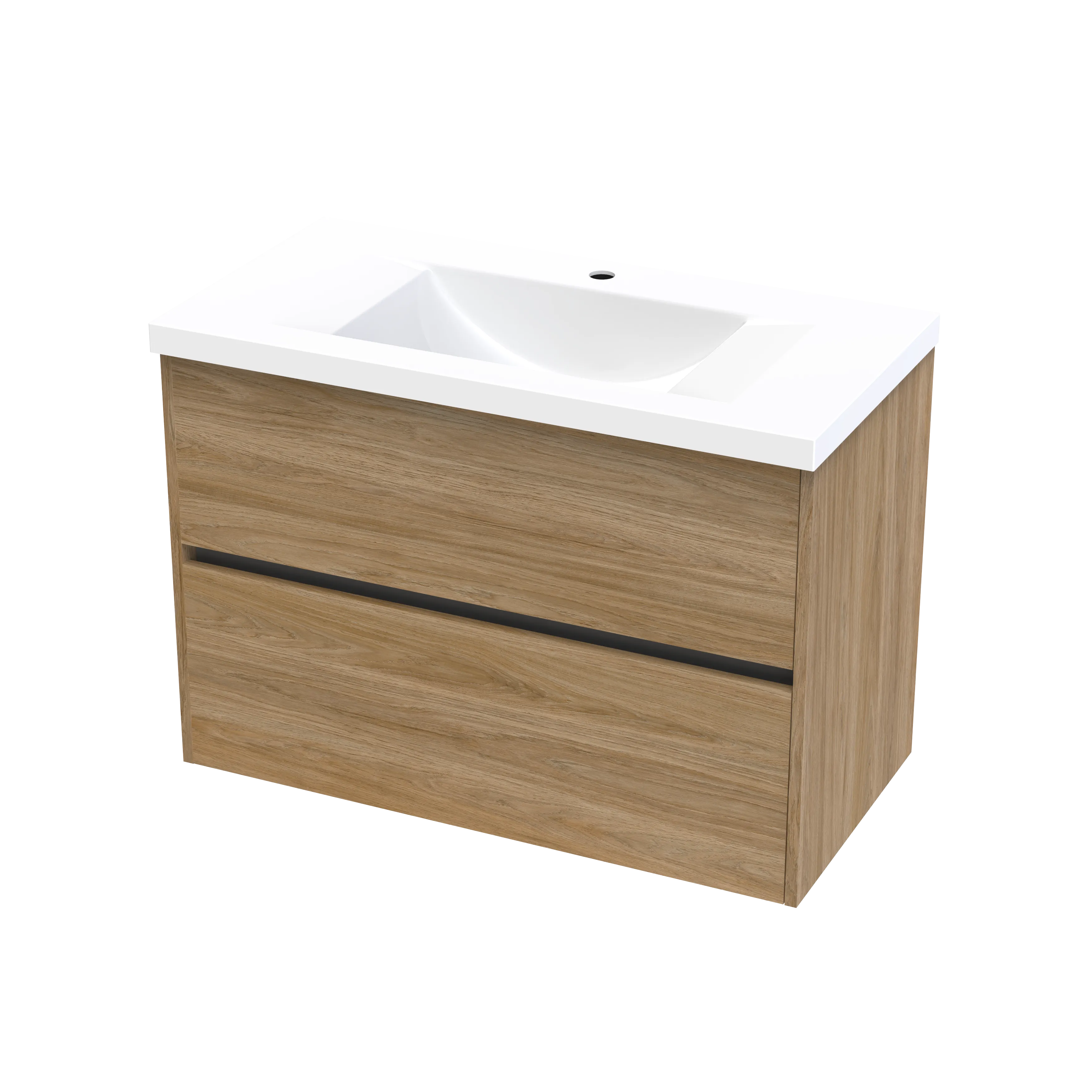 Wave Syrtari 900 2 Drawer Wall Vanity