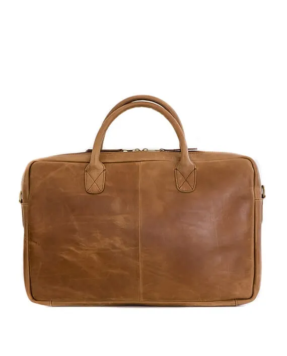 Zemp Milky Way 15″ Laptop Bag | Waxy Tan