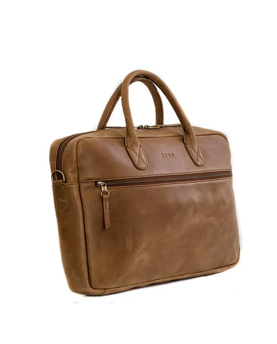 Zemp Milky Way 15″ Laptop Bag | Waxy Tan